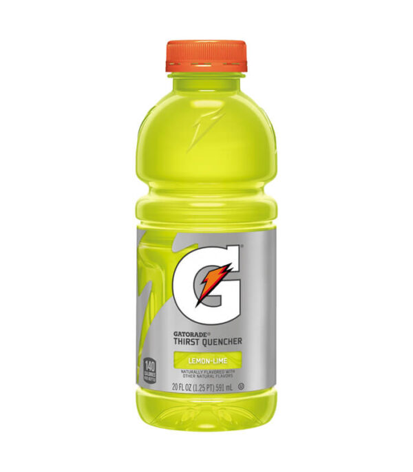 Gatorade - 20 oz Lemon-Lime Bottle 24pk Case