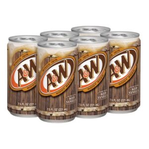 A&W - Root Beer 7.5 oz Mini Can 24pk Case