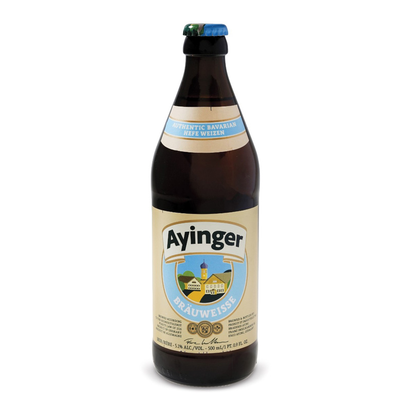 Ayinger - Brau Weisse 500ml (16.9 oz) Bottle 20pk Case