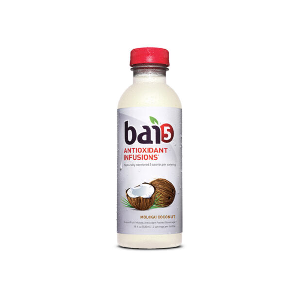 Bai 5 - Molokai Coconut 18 oz Bottle 12pk Case