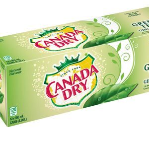 Canada Dry - Green Tea Ginger Ale 12 oz Can 24pk Case