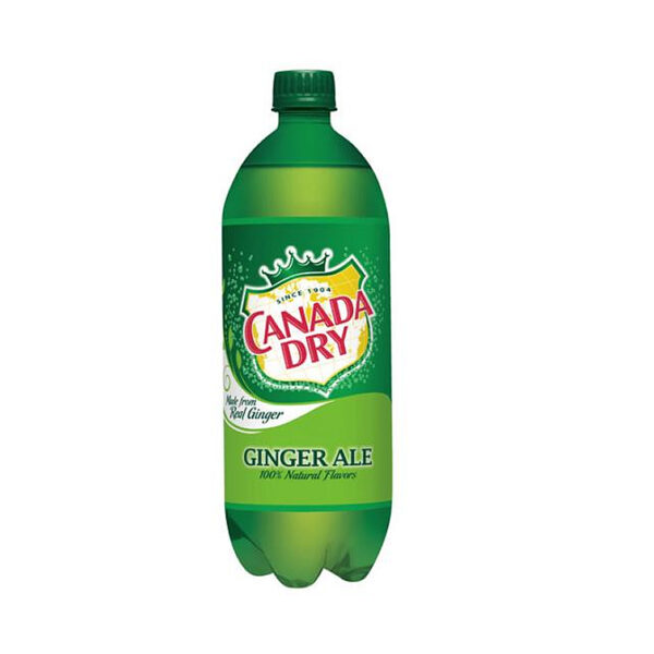 Canada Dry - Ginger Ale 1 Liter (33.8 oz) Bottle 12pk Case
