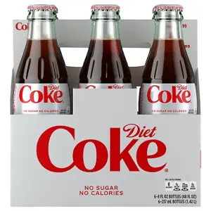 Diet Coke - 8 oz Glass Bottle 24pk Case