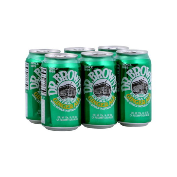 Dr. Brown's - Ginger Ale 12 oz Can 6pk