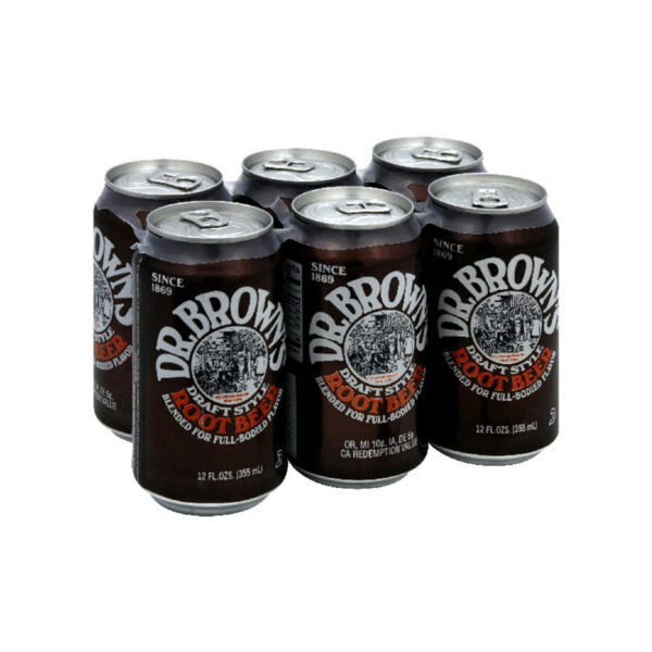 Dr. Brown's - Root Beer 12 oz Can 6pk