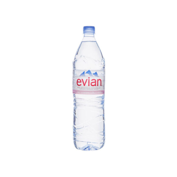 Evian - 1.5 Liter (50.7 oz) Still Plastic Bottle 12pk Case