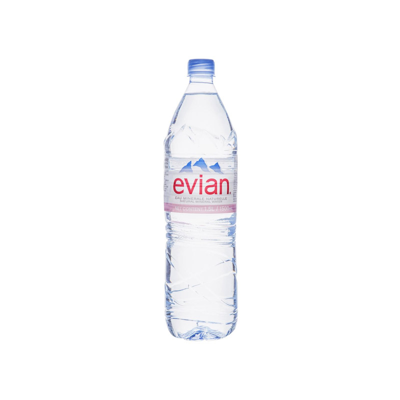 Evian – 1.5 Liter (50.7 oz) Still Plastic Bottle 12pk Case – New York  Beverage