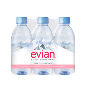 Evian - 330ml (11.2 oz) Still Plastic Bottle 24pk Case