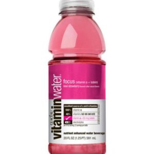 Glaceau - Vitamin Water Kiwi/Strawberry (Focus) 20 oz Bottle 12pk Case
