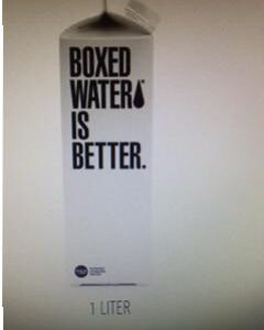 Boxed Water Is Better -1 Liter (33.8 oz) Paper Box 12pk Case