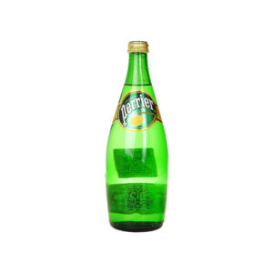 Perrier - Lemon 750ml (25.3 oz) Glass Bottle 12pk Case