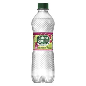 Poland Spring - Sparkling Raspberry/Lime 16.9 oz Bottle 24pk Case