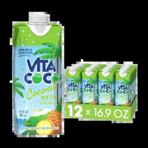 Vita Coco - Pineapple Coconut Water 500ml (16.9 oz) Box 12pk Case