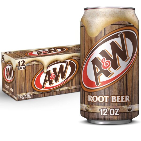 A&W - Root Beer 12 oz Can 24pk Case