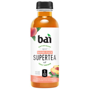 Bai 5 - Supertea Narino Peach 18 oz Bottle 12pk Case