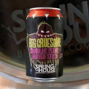 Spring House - Big Gruesome Chocolate Peanut Butter Stout 12 oz Can 24pk Case