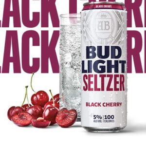 Bud Light - Seltzer Black Cherry 12 oz Can 24pk Case