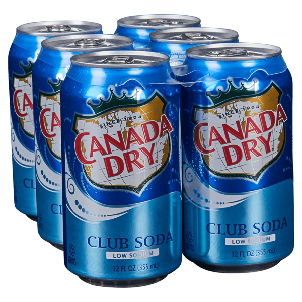 Canada Dry - Club Soda 12 oz Can 24pk Case