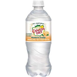 Canada Dry - Mandarin Orange Seltzer 20 oz Bottle 24pk Case