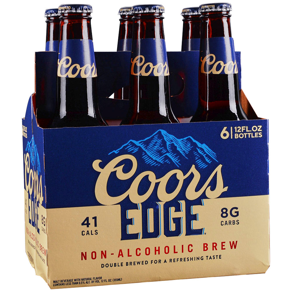 Coors - Edge Non-Alcoholic 12 oz Bottle 24pk Case