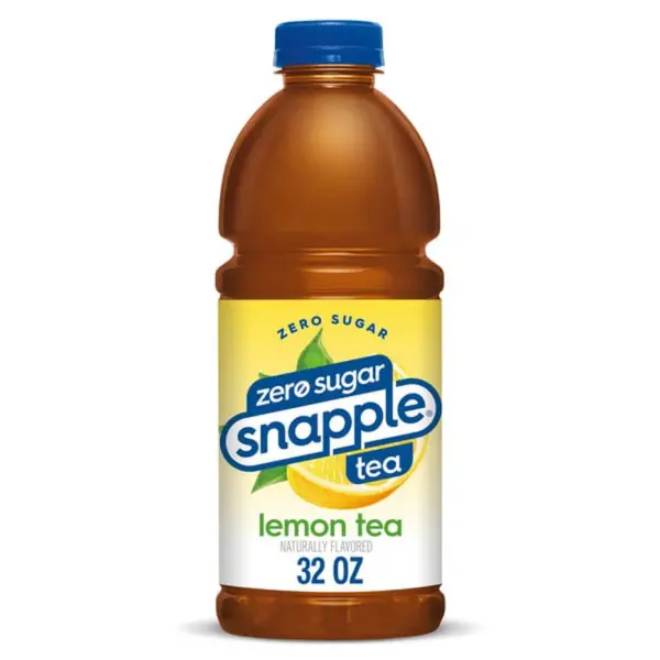 Snapple - Diet Lemon Tea 32 oz Plastic Bottle 12pk Case
