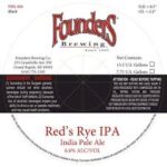 1/2 Keg - Founders Red's Rye IPA