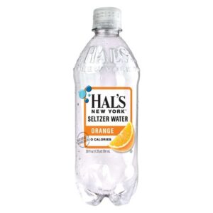 Hal's - New York Seltzer Orange 20 oz Bottle 24pk Case