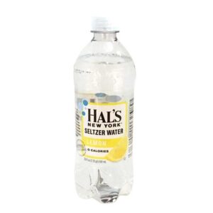 Hal's - New York Seltzer Lemon 20 oz Bottle 24pk Case