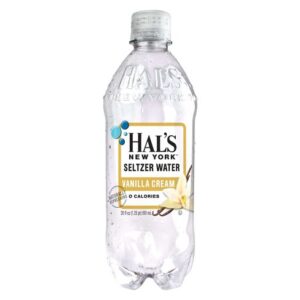 Hal's - New York Seltzer Vanilla Cream 20 oz Bottle 24pk Case