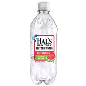 Hal's - New York Seltzer Watermelon 20 oz Bottle 24pk Case