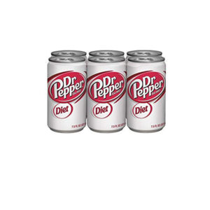 Diet Dr. Pepper - 7.5 oz Mini Can 24pk Case