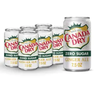 Canada Dry - Diet Ginger Ale 7.5 oz Mini Can 24pk Case