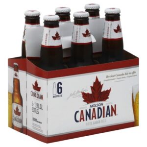 Molson - Canadian 12 oz Bottle 24pk Case