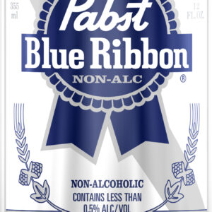 Pabst - Blue Ribbon Non-Alcoholic 12 oz Can 24pk Case