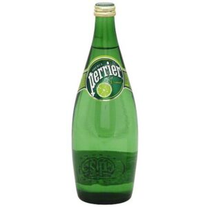 Perrier - Lime 750ml (25.3 oz) Glass Bottle 12pk Case