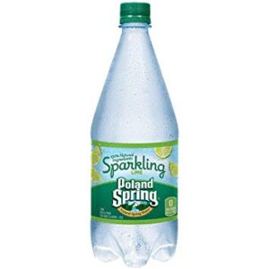Poland Spring - Sparkling Lime 33 oz Plastic Bottle 12pk Case