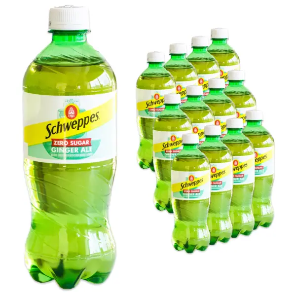Schweppes - Diet Ginger Ale 20 oz Bottle 24pk Case