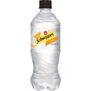Schweppes - Orange Sparkling Water 20 oz Bottle 24pk Case