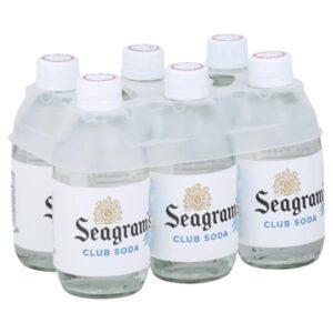 Seagram's - Club Soda 10 oz Glass Bottle 24pk Case