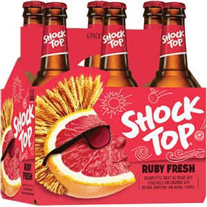 Shock Top - Ruby Fresh Grapefruit 12 oz Bottle 24pk Case