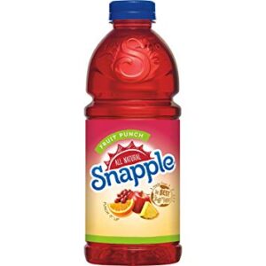 Snapple - Fruit Punch 32 oz Plastic Bottle 12pk Case