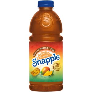 Snapple - Takes 2 To Mango Tea 32 oz Plastic Bottle 12pk Case