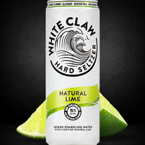 White Claw - Hard Seltzer Natural Lime 12 oz Can 24pk Case