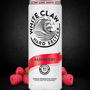 White Claw - Hard Seltzer Raspberry 12 oz Can 24pk Case