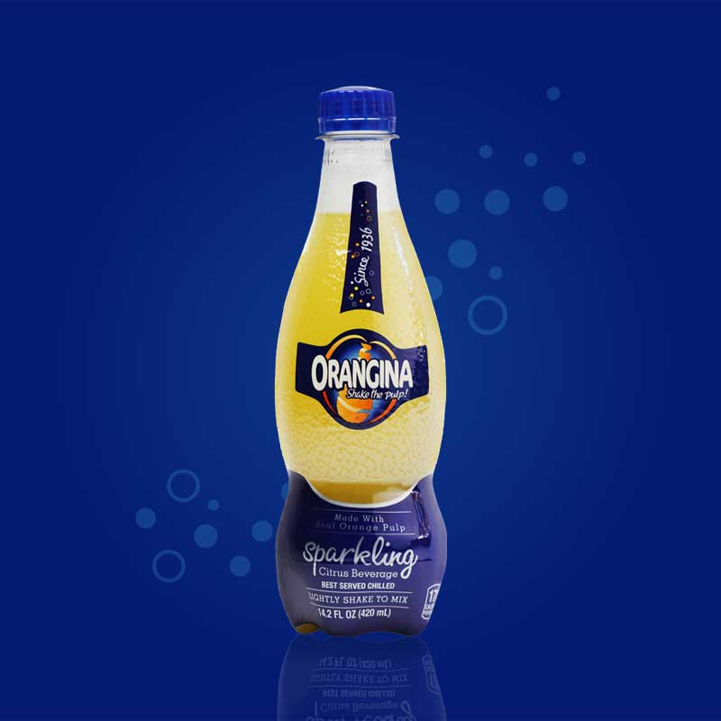 Orangina - 14.2 oz (420ml) Plastic Bottle 12pk Case