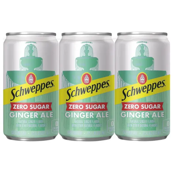 Schweppes - Diet Ginger Ale 7.5 oz Can 24pk Case