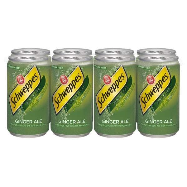 Schweppes - Ginger Ale 7.5 oz Can 24pk Case