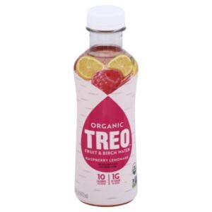 Treo - Organic Fruit & Birch Water Raspberry Lemonade 16oz 12pk Case