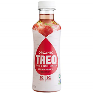 Treo - Organic Fruit & Birch Water Strawberry 16oz 12pk Case