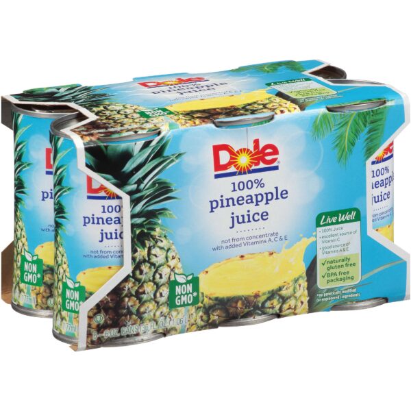 Dole - Pineapple Juice 6 oz Can 24pk Case